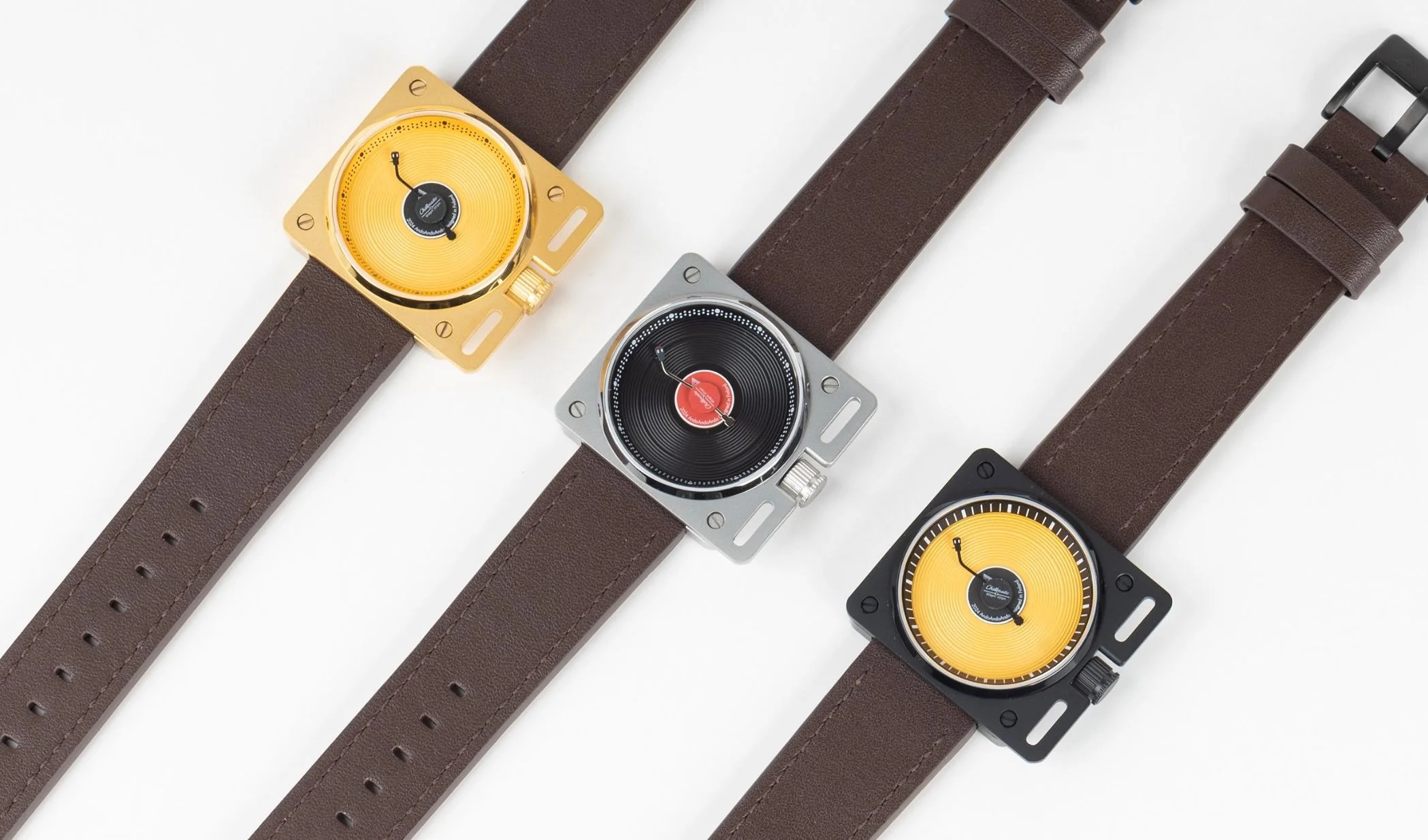 Klokken for vinylentusiaster: Vinyl Record Automatic Watch 25 Vinyl Record Automatic Watch