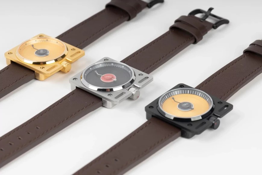 Klokken for vinylentusiaster: Vinyl Record Automatic Watch 2 Vinyl Record Automatic Watch