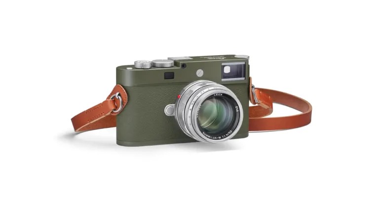 Leica lanserer M11-P Safari Edition med ikonisk design og banebrytende teknologi 2 Kameraet skiller seg fra basisversjonen fra 2022 i sin olivengrønne farge og skinnlignende finish.