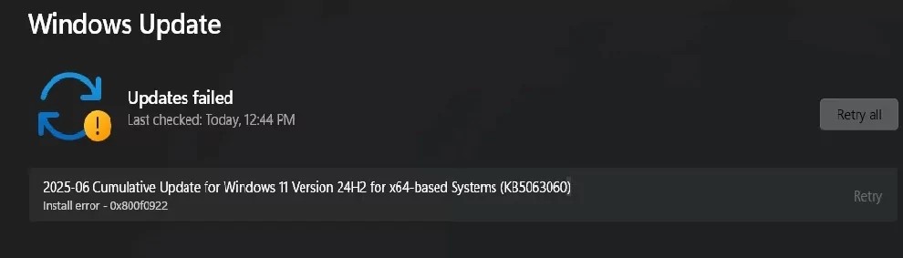 Windows 11 KB5063060-oppdateringen i juni 2025 skaper store problemer for brukerne 2 Ifølge utviklerne skulle KB5063060-oppdateringen fikse problemene knyttet til Easy Anti-Cheat, som tidligere hadde rammet Fortnite-spillere, men i stedet brakte den med seg nye.