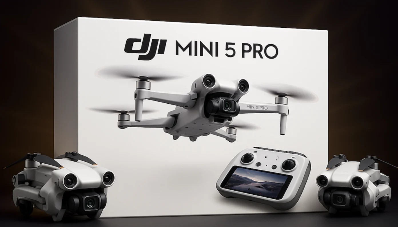 DJI Mini 5 Pro lekket: 1-tommers sensor, 4K/120fps – og prisene du må se før lanseringen i september! 28 DJI Mini 5 Pro lekket