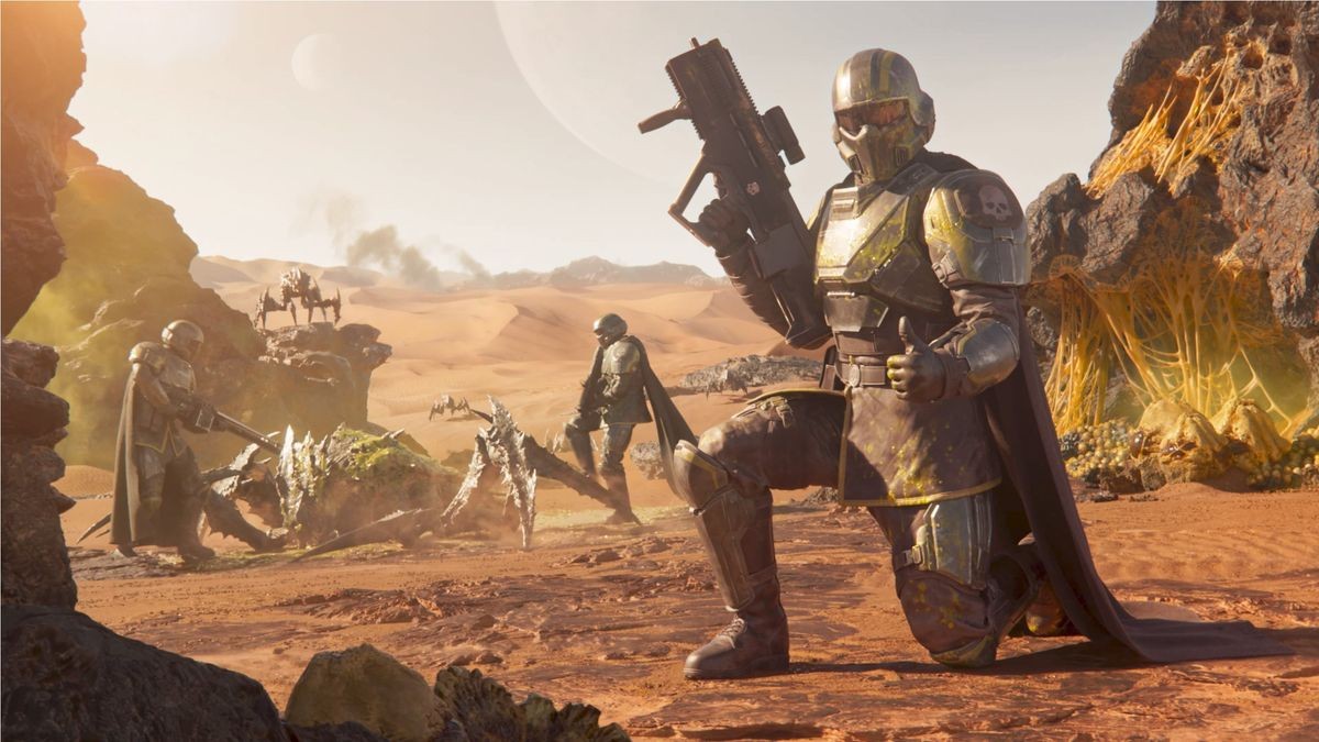 Arrowhead knuser ryktene: Helldivers III er ikke på vei 2 Ingen Helldivers III i sikte: Arrowhead satser på evig liv til Helldivers II