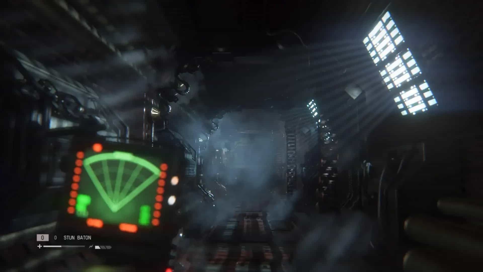 Alien: Isolation – marerittet som Hollywood aldri klarte å gjenskape 5 Atmosfæren formidles med nitid presisjon: retrofuturismen fra den originale Alien kommer til live i de flimrende CRT-skjermene, monokrome skjermene og de primitive, men sofistikerte enhetene man ser på Nostromo.