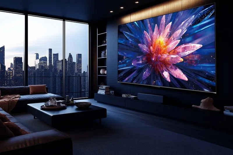 Dreame Mega QLED 100″: Gigant-TV med 4K, 144 Hz og Dolby Atmos – kan dette slå projektoren? 2 TV-en er basert på et 100-tommers QLED+-panel med 4K-oppløsning (3840 × 2160 piksler), støtte for visning av 1,07 milliarder nyanser, 93 % dekning av DCI-P3-fargerommet og fargenøyaktighet ved ΔE < 2. Typisk lysstyrke er oppgitt til 400 cd/m², peak - opptil 800 cd/m²; statisk kontrast er 5000:1. TV-en støtter alle viktige HDR-formater: Dolby Vision, HDR10+ og HLG.