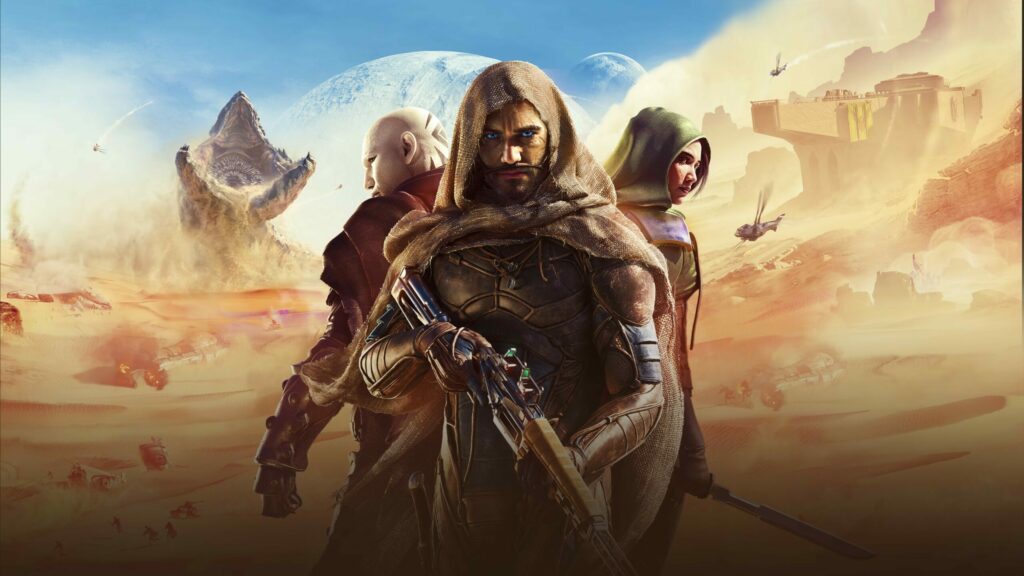 Funcoms Dune: Awakening tar deg til Arrakis – en nådeløs ørkenverden der vann, krydder og vilje avgjør alt.