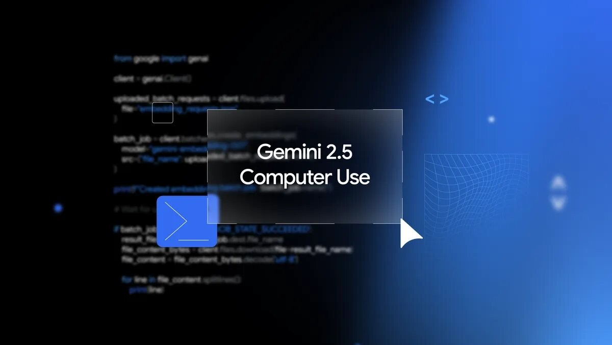 Google lanserer Gemini 2.5 Computer Use: AI-modellen som kan bruke datamaskinen din 15 Den nye modellen er basert på Gemini 2.5 Pro-teknologier og er designet for å fungere med agenter som kan samhandle med brukergrensesnitt.
