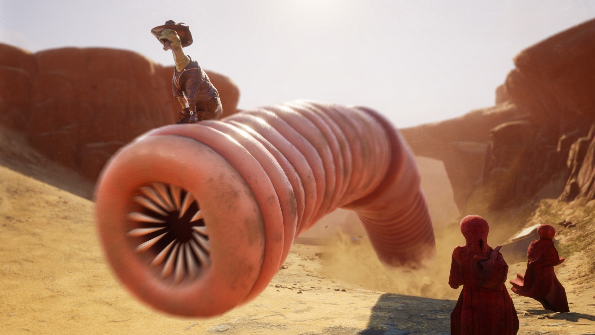 Goat Simulator 3 får Mad Max-inspirert utvidelse: Baadlands - Furry Road 3 Av en eller annen ukjent grunn har verden gått under, og kaos har senket seg over San Angora-øya.