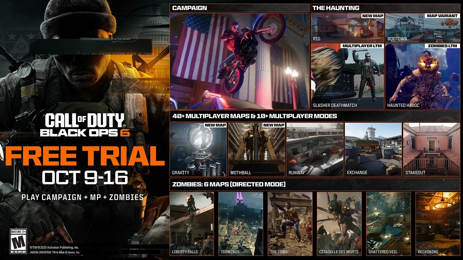 Call of Duty: Black Ops 6 feirer Halloween med mareritt, mordere og gratis prøveperiode 20 Black Ops 6 vil være gratis i en uke, rett før utgivelsen av Battlefield 6.