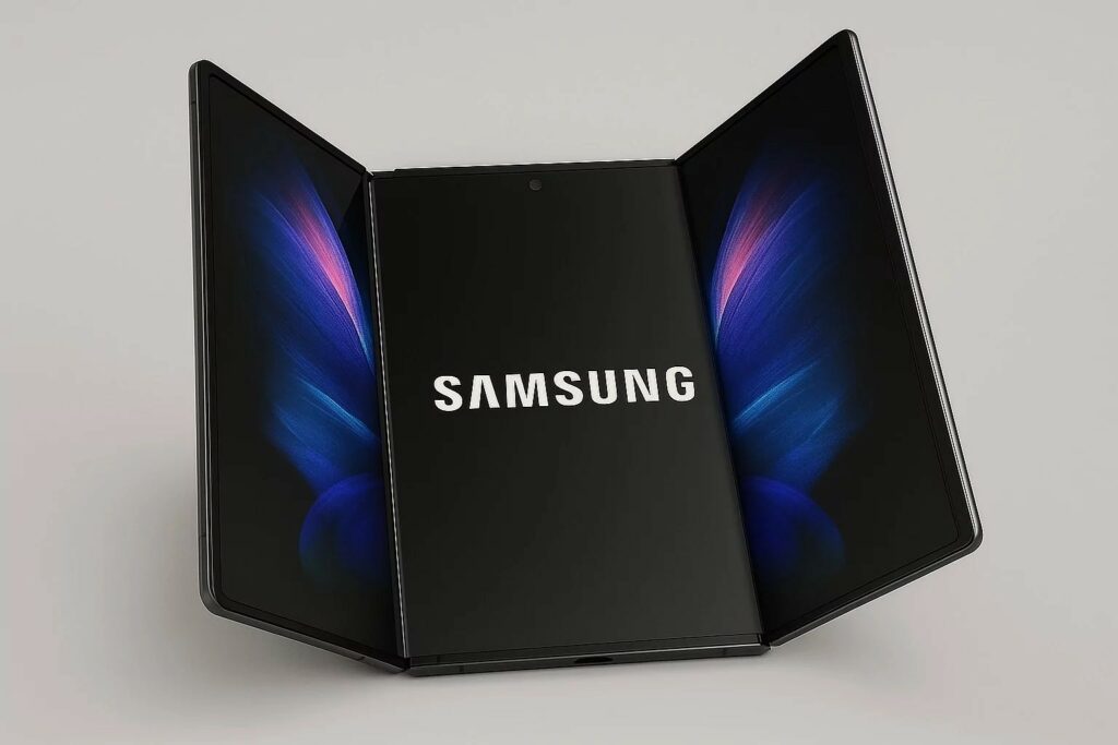 Dette er fremtidens mobil: Samsung Tri-Fold Phone kan brettes to ganger