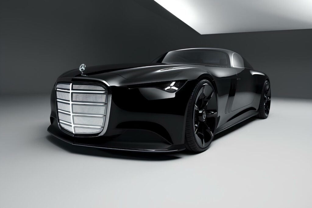 Mercedes-Benz har avduket Vision Mercedes-Maybach Iconic – et luksuriøst todørs konsept som kombinerer klassisk design med futuristisk teknologi.
